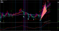 Chart USDJPY, M5, 2024.04.16 01:43 UTC, Tradexfin Limited, MetaTrader 4, Demo