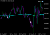 Chart XAUUSD, M1, 2024.05.22 14:03 UTC, Octa Markets Incorporated, MetaTrader 5, Real
